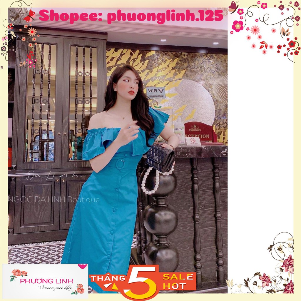 VÁY THÔ BÈO VAI CÚC BỌC ĐAI EO CHO NỮ 3 MÀU | BigBuy360 - bigbuy360.vn