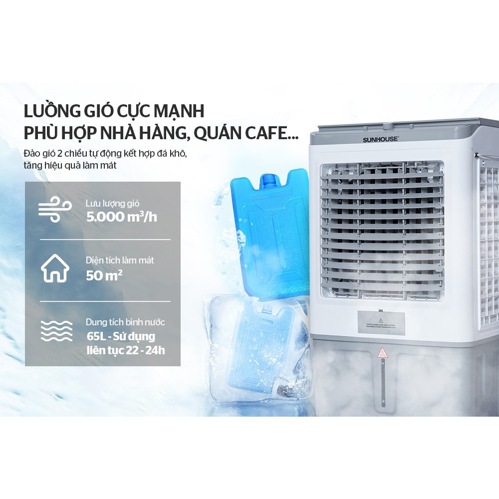 {FREESHIP} QUẠT ĐIỀU HÒA MÁY LÀM MÁT KHÔNG KHÍ SUNHOUSE SHD7757
