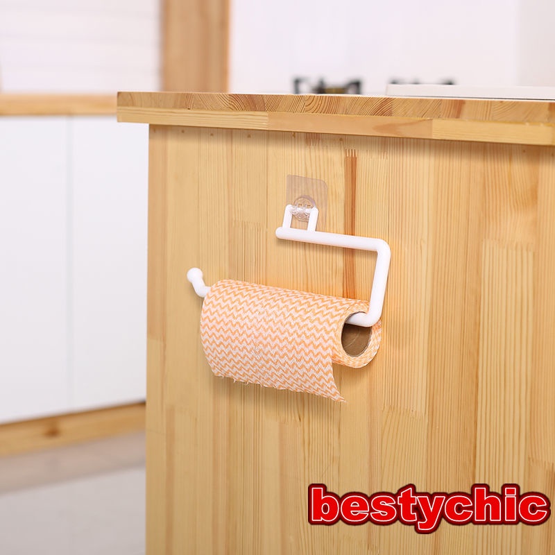 Giá Đỡ Cuộn Khăn Giấy Bằng Nhựa Gắn Tường Tiện Dụng