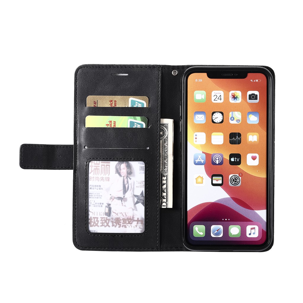 Flap leather case iphone 6 6s 7 8 Plus X Xs XR 11 Pro 12 Mini Max Cover Casing | BigBuy360 - bigbuy360.vn