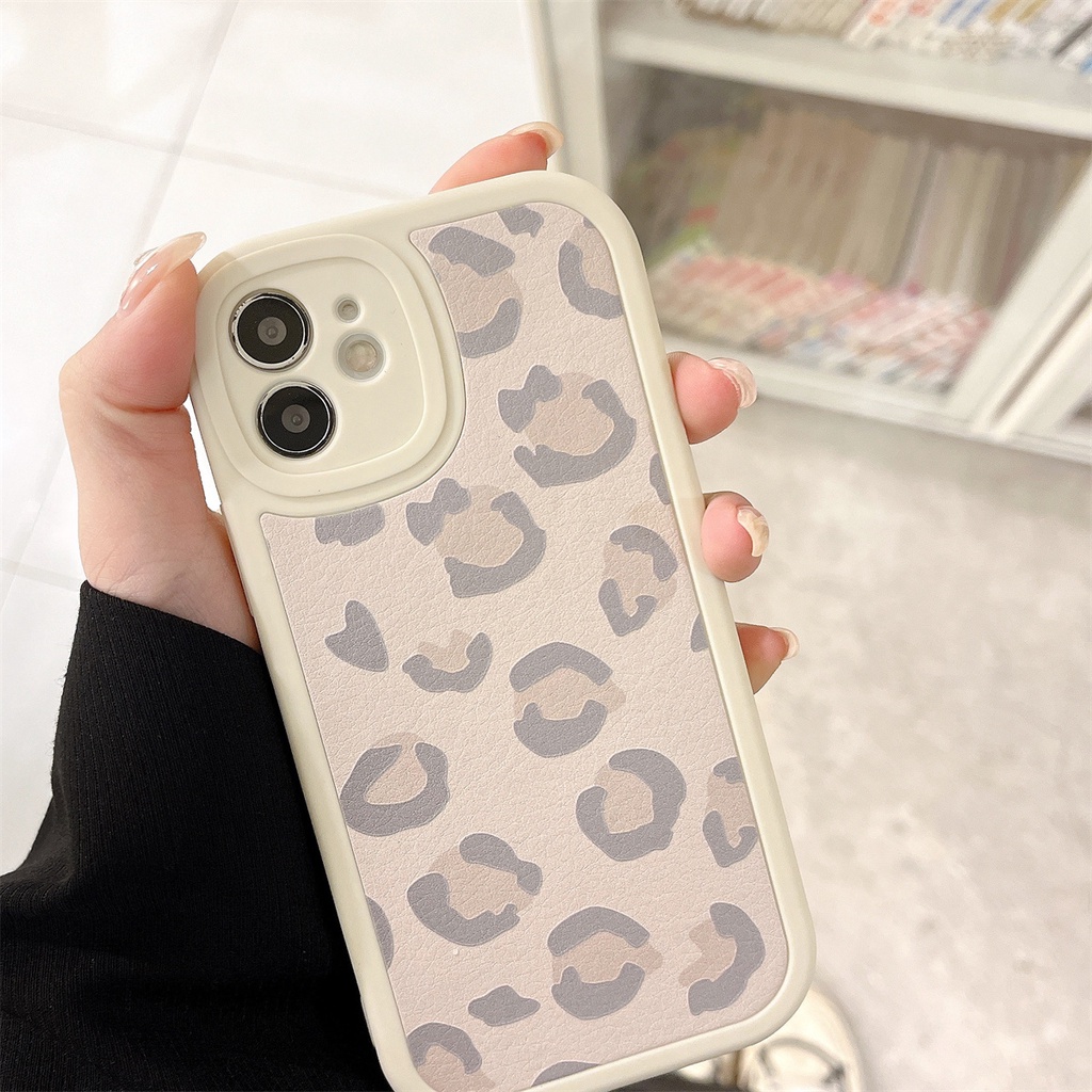 Ốp Điện Thoại Tpu Silicon Mềm In Họa Tiết Da Báo Cho iphone 11 12 13Pro Max XS Max X XS XR 7 8 Plus