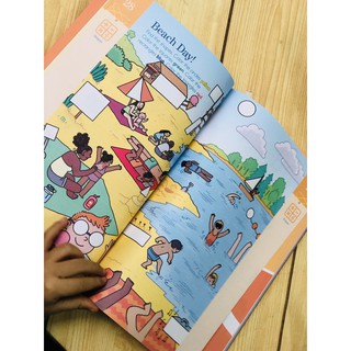 Sách Summer brain quest K1 Sách tiếng Anh rèn luyện tư duy cho bé 5 - 6 tuổi Bìa mềm Á Châu Books