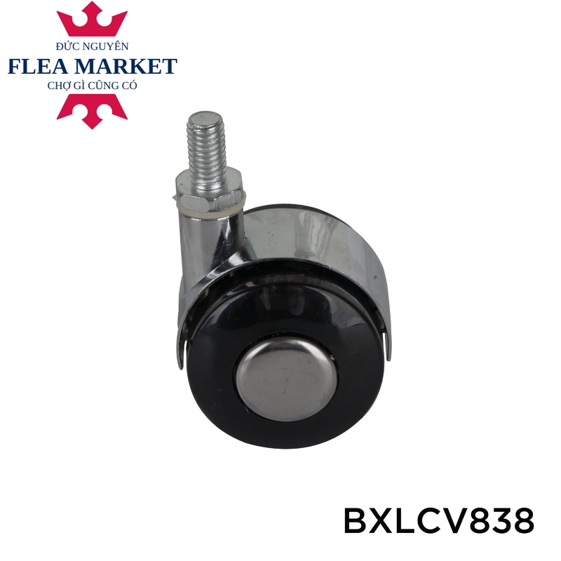 Bánh xe lăn inox chốt vặn - 8x38mm bộ 2 cái HÀNG CAO CẤP