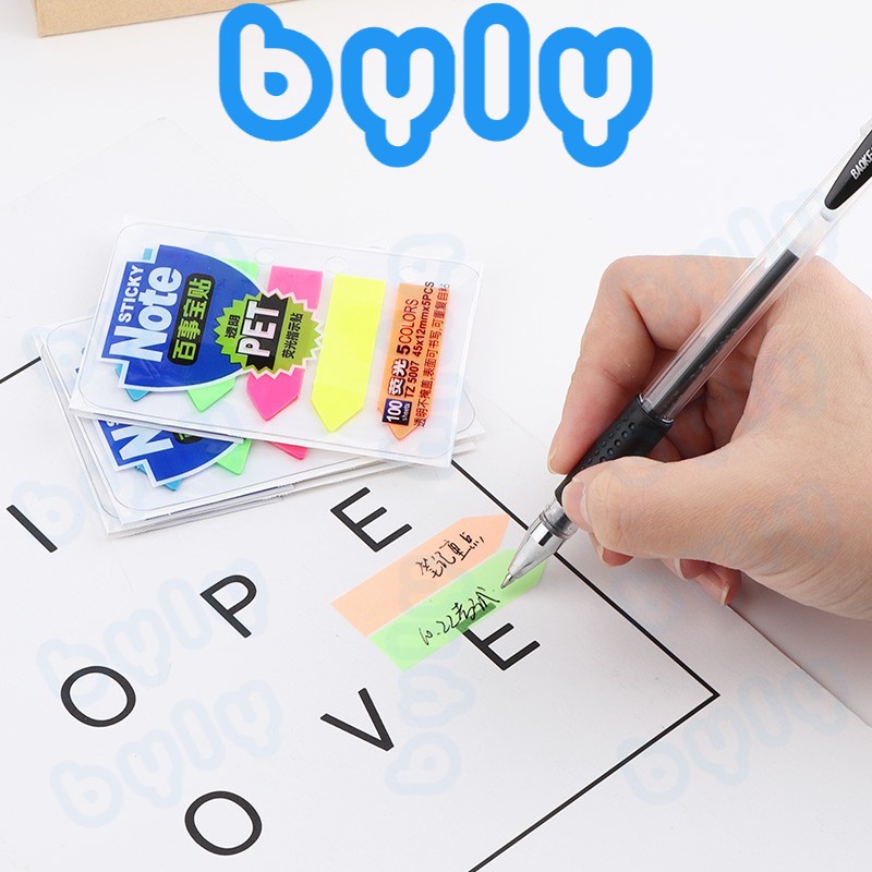 [Ship hỏa tốc] Sticky Note pet phân trang Baoke - 100 sheets TZ5006 - TZ5007 - ByLy Store
