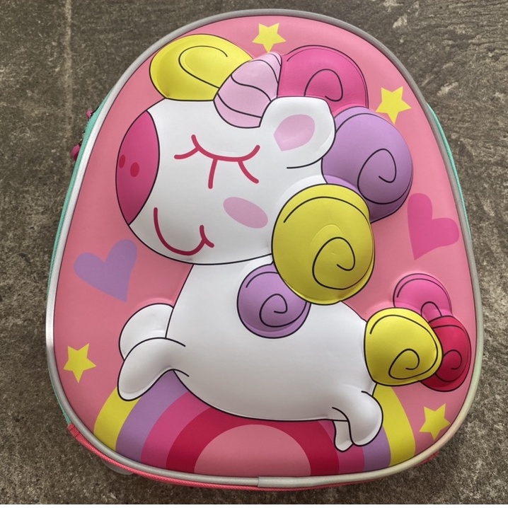 (ẢNH THẬT) Balo pony, khủng long cao cấp siêu nhẹ cho bé yêu đi học mầm non, mẫu giáo