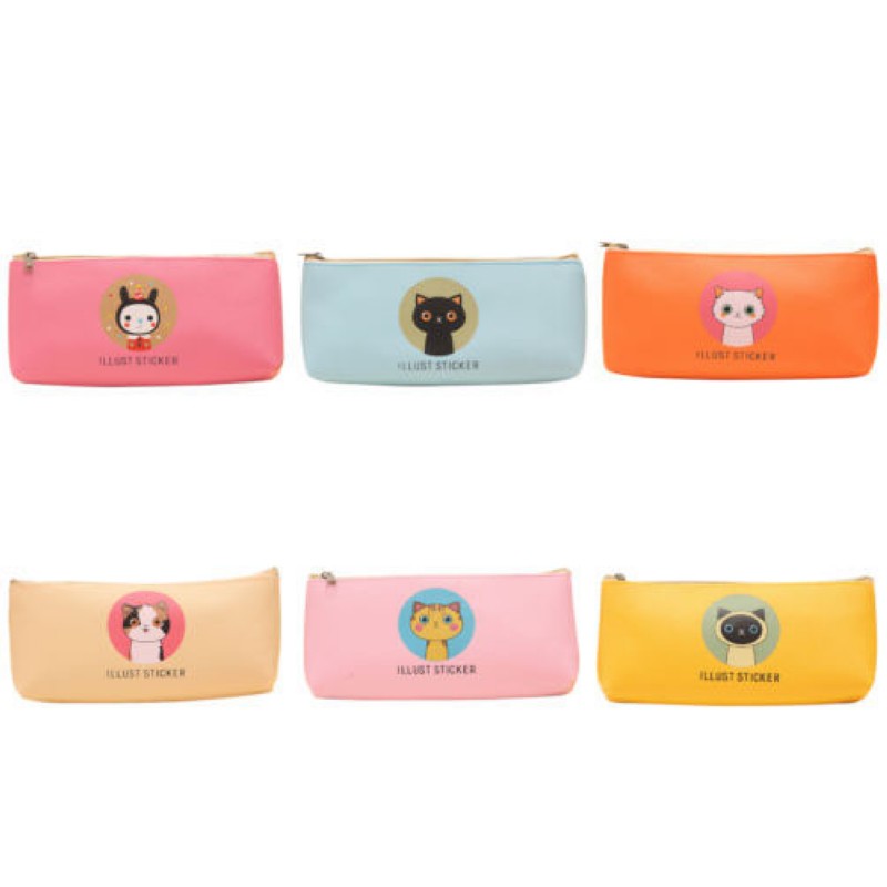 Dễ Thương Bóp Viết Hình Mèo Đáng Yêu