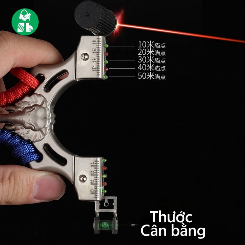 NÁ VOI NGUYÊN KHỐI INOX đèn LAZER + thước thủy cao cấp