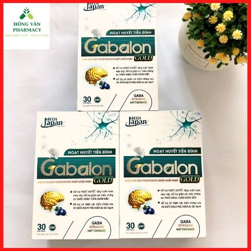 Viên bổ não GABALON GOLD, hỗ trợ hoạt huyết, tăng cường lưu thông máu não