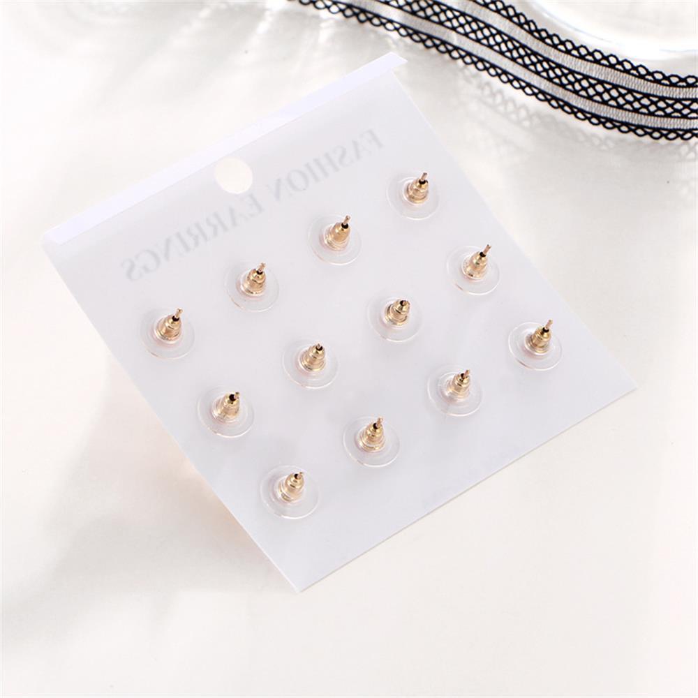 EUCA Set 6 Đôi Khuyên Tai Hoa Hồng Đính Đá Pha Lê