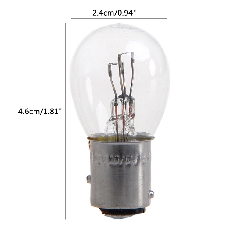 Đèn LED Tín Hiệu 1157 DC12V 10W Ánh Sáng Trắng Cho Đuôi Xe Hơi