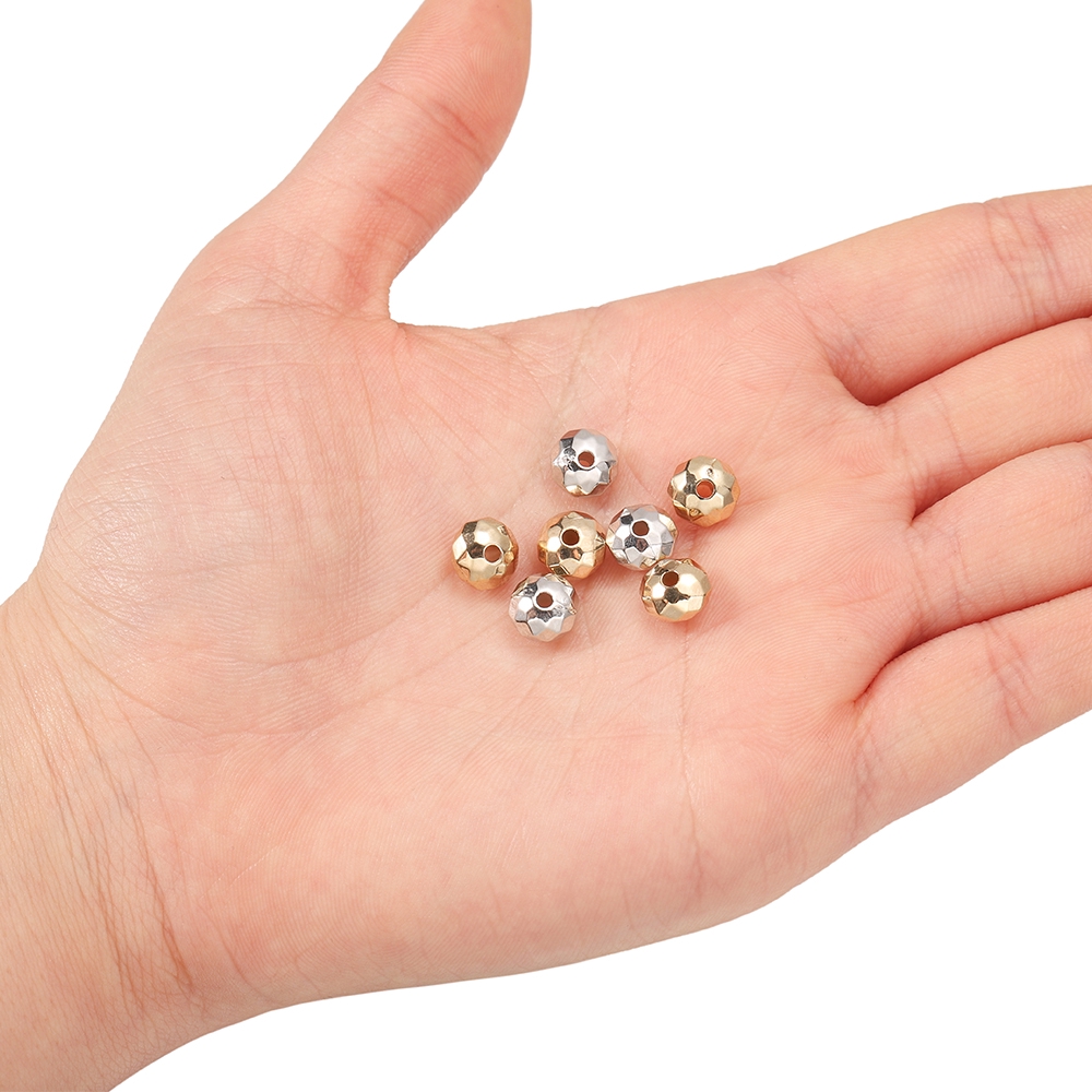 Set 100 St.kunkka hạt cườm xỏ lỗ dùng để làm đồ trang sức thủ công