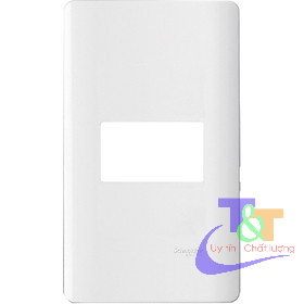 Mặt 1, 2,3 thiết bị Schneider màu đồng, trắng Zenlo A