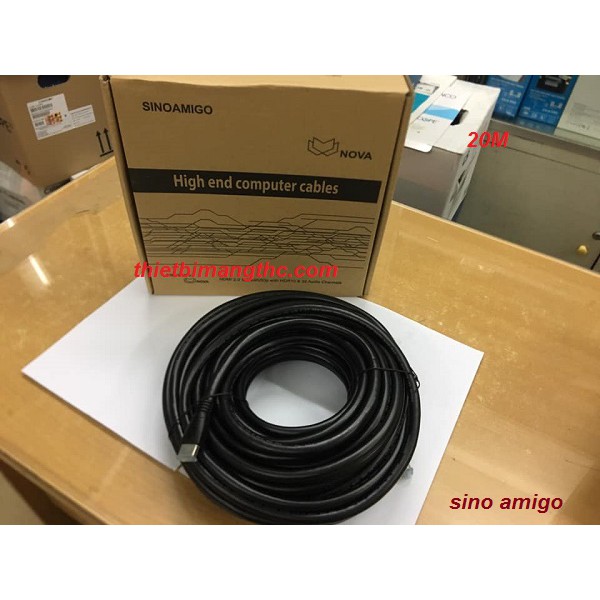 Cáp HDMI 2.0 SINOAMIGO 1M, 2M, 3M, 5M, 7M chính hãng Việt nam sản xuất