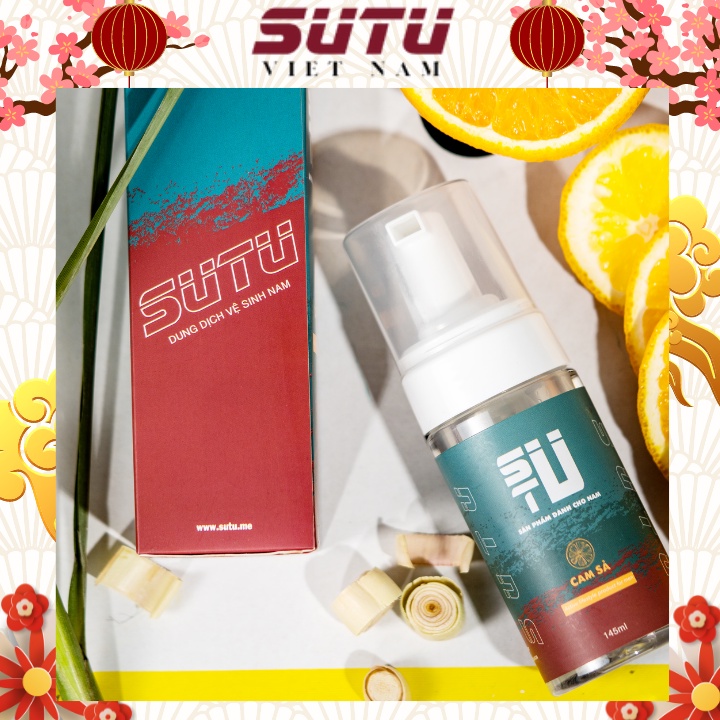 Gel Vệ Sinh Nam Giới SuTu 145ml Hương Cam Sả Nhẹ Nhàng Thư Thái