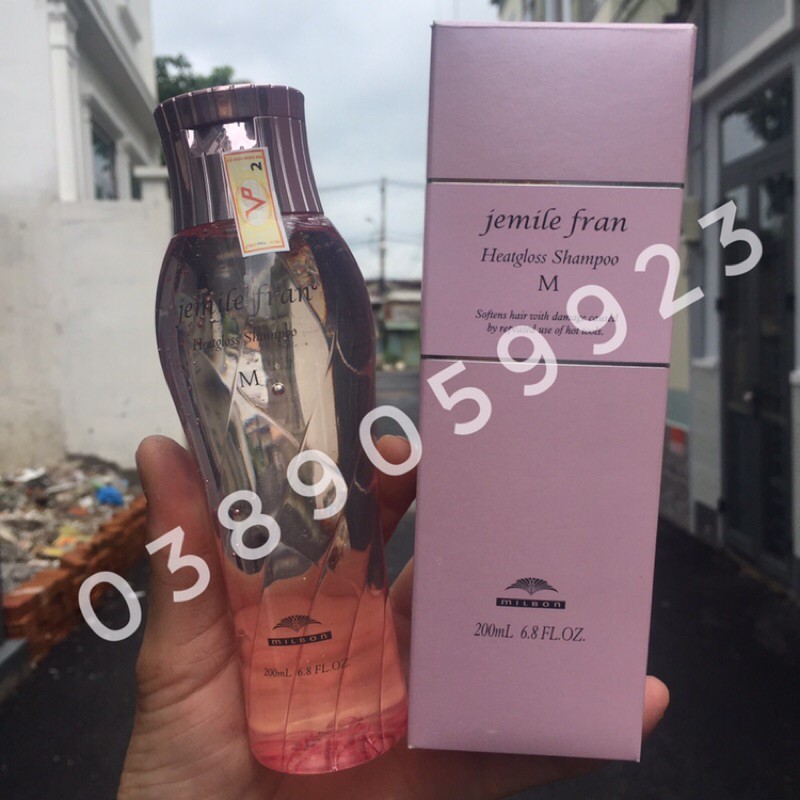 [Milbon Chính Hãng]💥💥Dầu gội Milbon Jemile Fran cho tóc khô xơ hư tổn 200ml