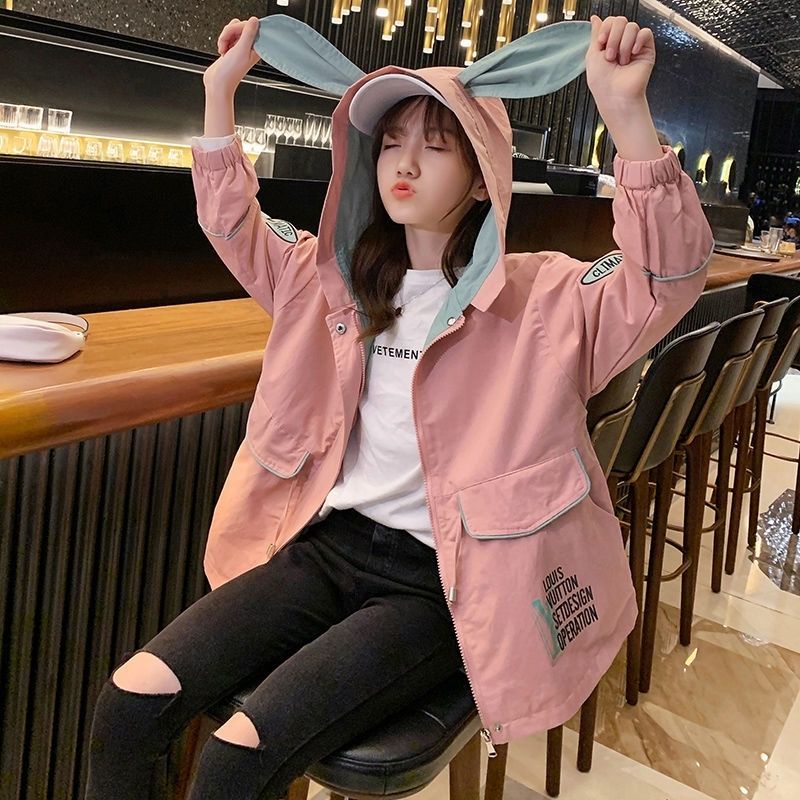 Áo Khoác Gió Thời Trang Xuân Thu 2022 Mới Cho Bé Gái