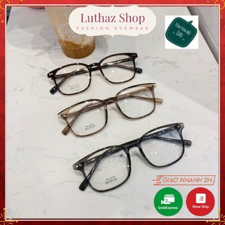 Gọng Kính Cận Mắt Vuông Nam Nữ Luthaz Dẻo Siêu Nhẹ Dáng Mắt Phù Hợp Mọi Khuôn Mặt