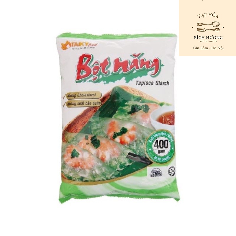 Bột Năng Tài Ký sử dụng nấu các món trân châu, chè,...
