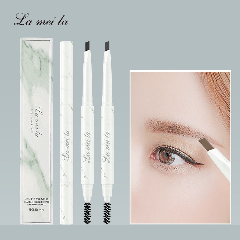 Chì kẻ mày vân đá LAMEILA - Bút kẻ chân mày Lameila Double Headed Marble Eyebrow Pencil | BigBuy360 - bigbuy360.vn