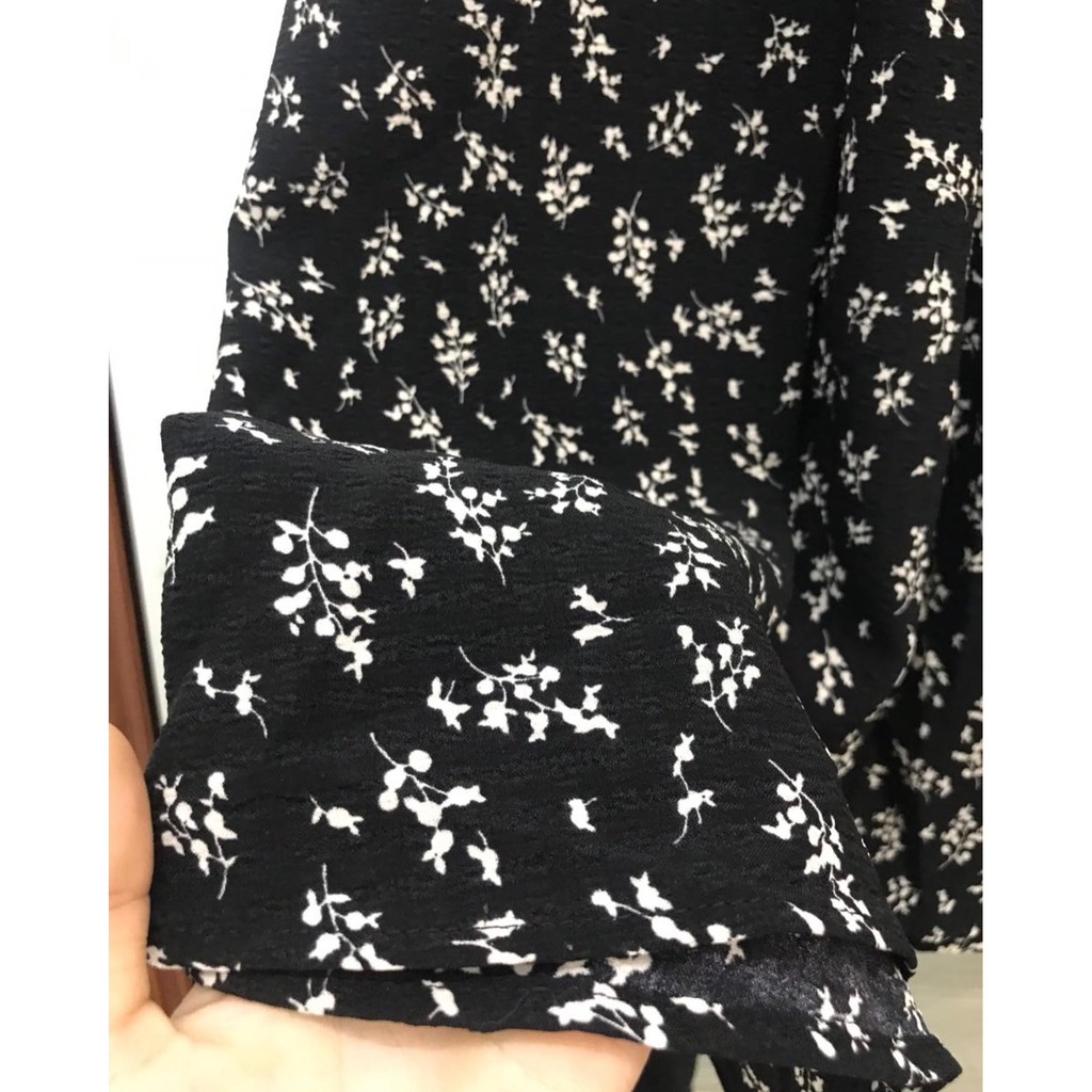 (FREESHIP)Chân váy hoa nhí dài