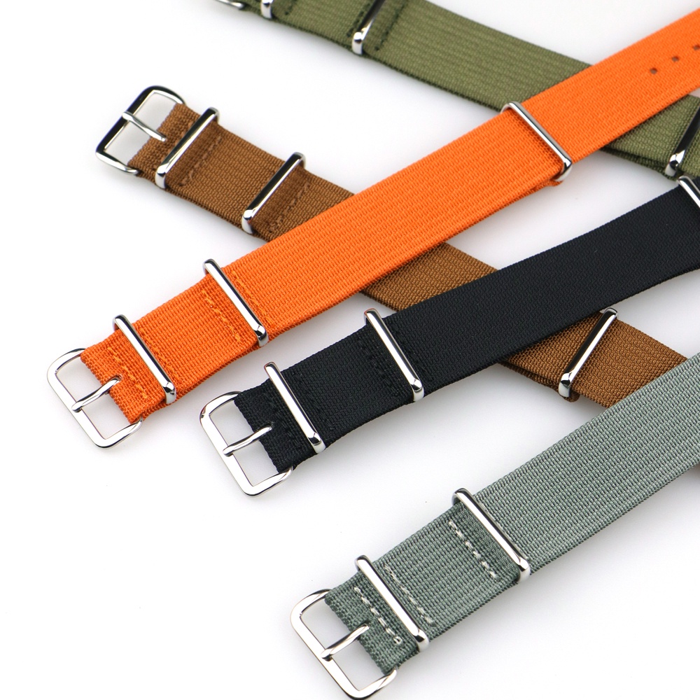 Mới Dây Đeo Đồng Hồ Bằng Nylon Co Giãn 20mm 22mm Dành Cho Quân Đội