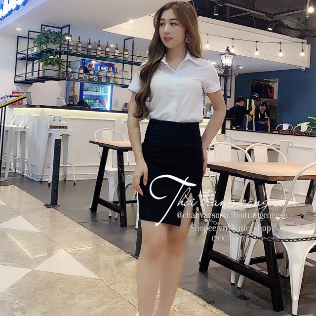 Áo Sơ Mi Nữ Trắng Tay Dài Cao Cấp Mola Sơmi Công Sở Hàn Quốc Đi Học Đi Làm Màu Trắng Đen Kem Hàng Thiết Kế Không Nhăn