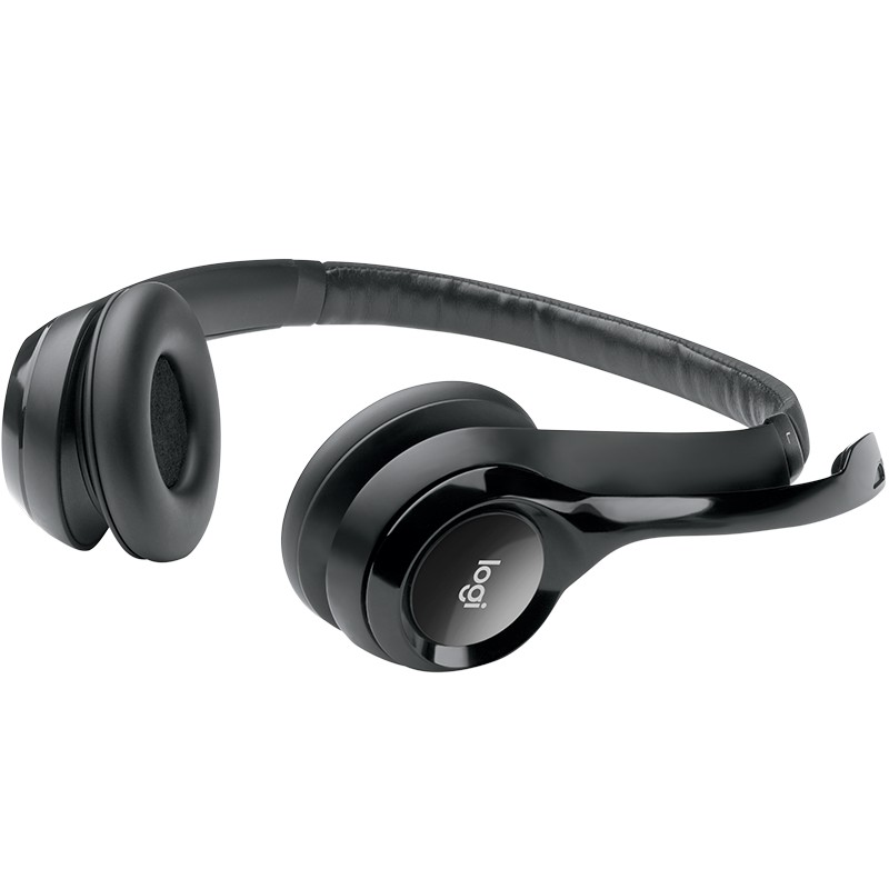 Tai nghe Logitech H390 chống ồn, có đầu cắm USB, kèm micro - Chính hãng BH 24 tháng.