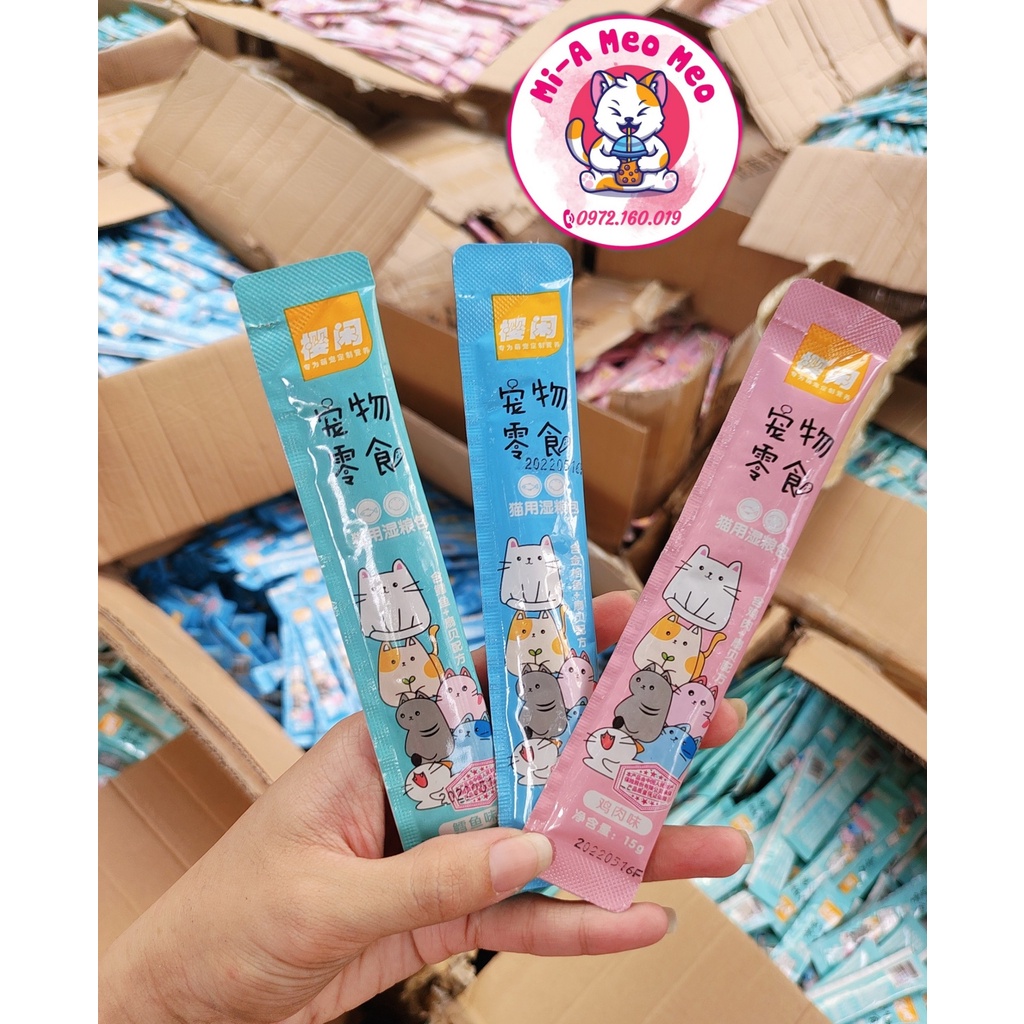 Súp thưởng Shizuka - Catfood - Petsnack dành cho mèo  15gr/1 gói