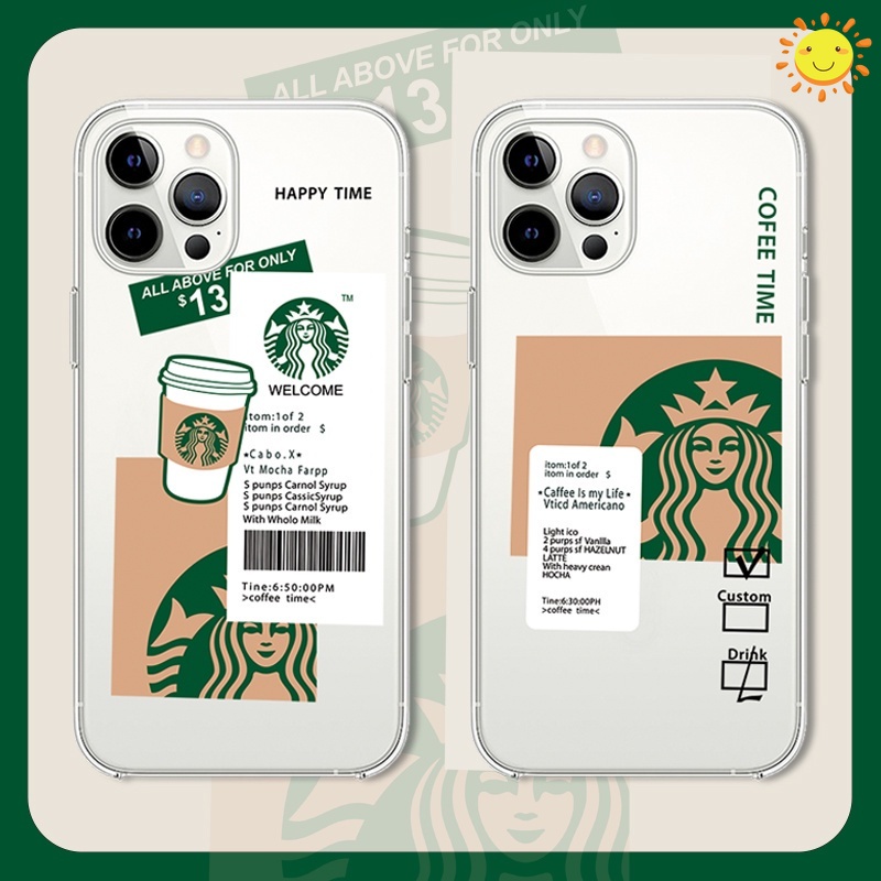 Ốp điện thoại TPU silicon mềm trong suốt chống sốc hình Starbucks cho Huawei P10 P9 Plus Nova Lite 2i Mate 10 Pro 10 9 8