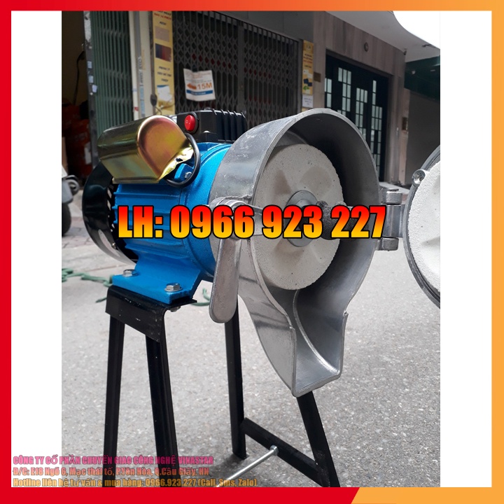 Cối xay bột gạo nước đầu nghiền inox sạch sẽ