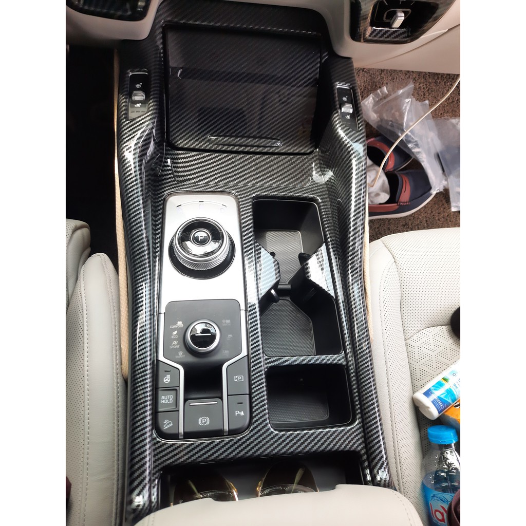 Ốp nội thất vân Carbon KIA Sorento 2021 2022 2023 cao cấp – Bộ 6 chi tiết