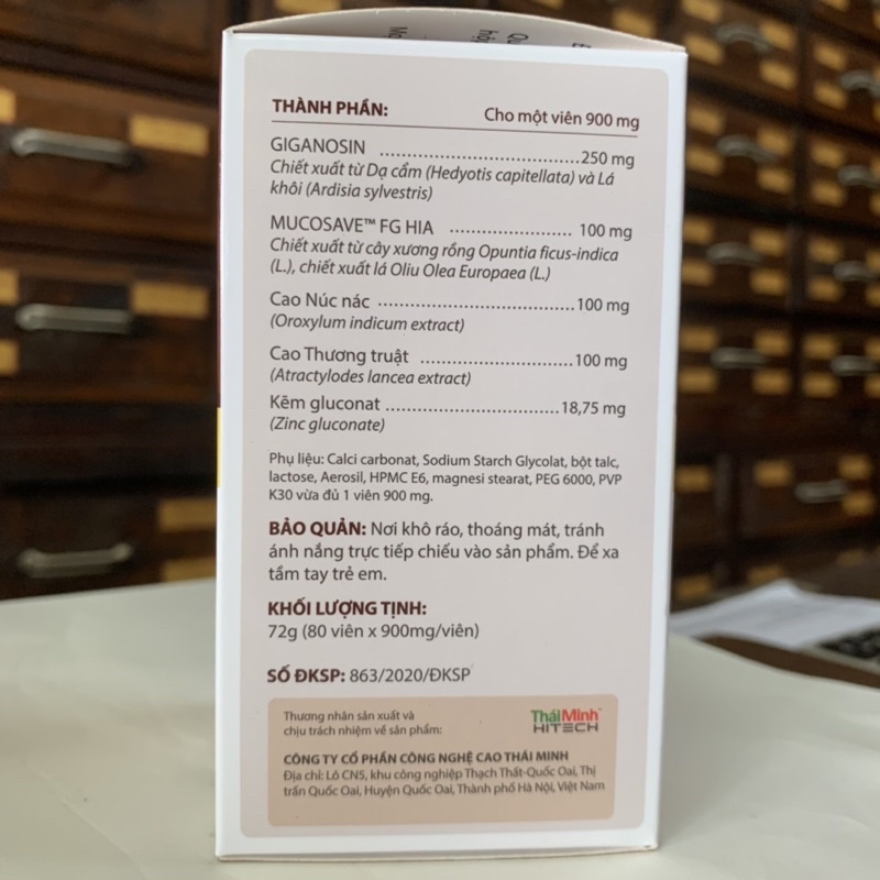 Bình Vị Thái Minh - chai 80 viên - Giảm Trào Ngược Dạ Dày, Loét Dạ Dày