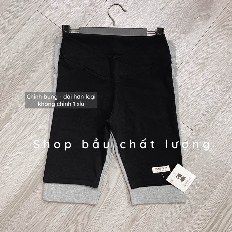 LEGGING ĐÙI BẦU CẠP CHÉO CÓ CHỈNH BỤNG CHẤT BOZIP CO GIÃN TỐ