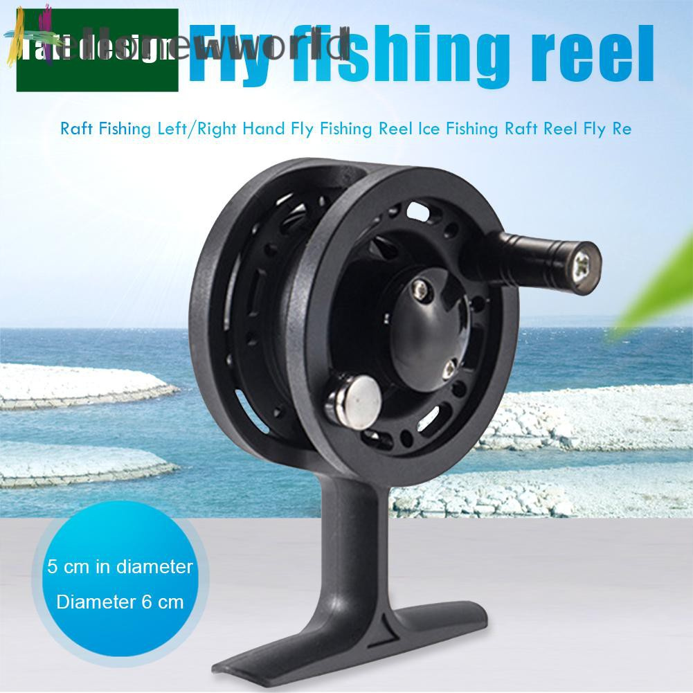 Hellonewworld Ice Fishing Reel Left Right Hand Plastic Raft Fly Wheel Fishing Tackle Tool