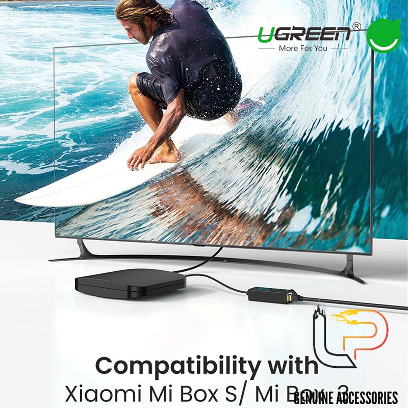 Cáp chuyển USB 2.0 to Lan Ugreen -  Adapter chuyển đổi USB 2.0 ra cổng mạng LAN RJ45 Ugreen 20253 - Ugreen 20254