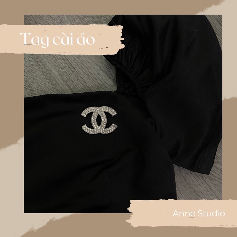 Cài áo hình chữ X_Anne Studio