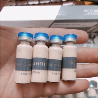 Cấy phấn làm trắng da bật tông mesowhite hộp 10 lọ - thẩm mỹ huyền trang