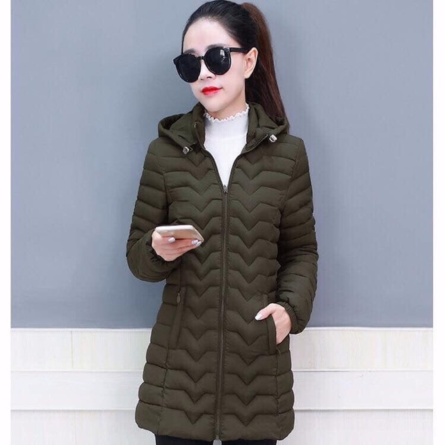 Áo khoác phao dáng lửng