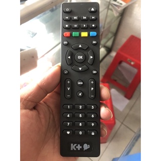 Điều khiển-remote đầu thu k+ hd chảo mẫu mới nhất 2019