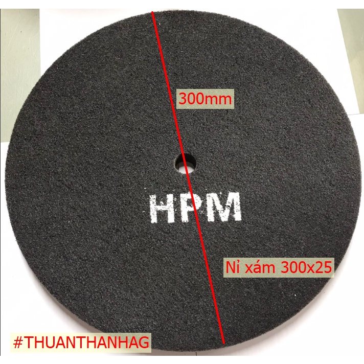 Bánh nỉ xám đánh bóng, tạo xước độ dày 25mm. Đĩa đánh bóng, Xốp đánh bóng, Đĩa xốp đánh bóng, Phớt