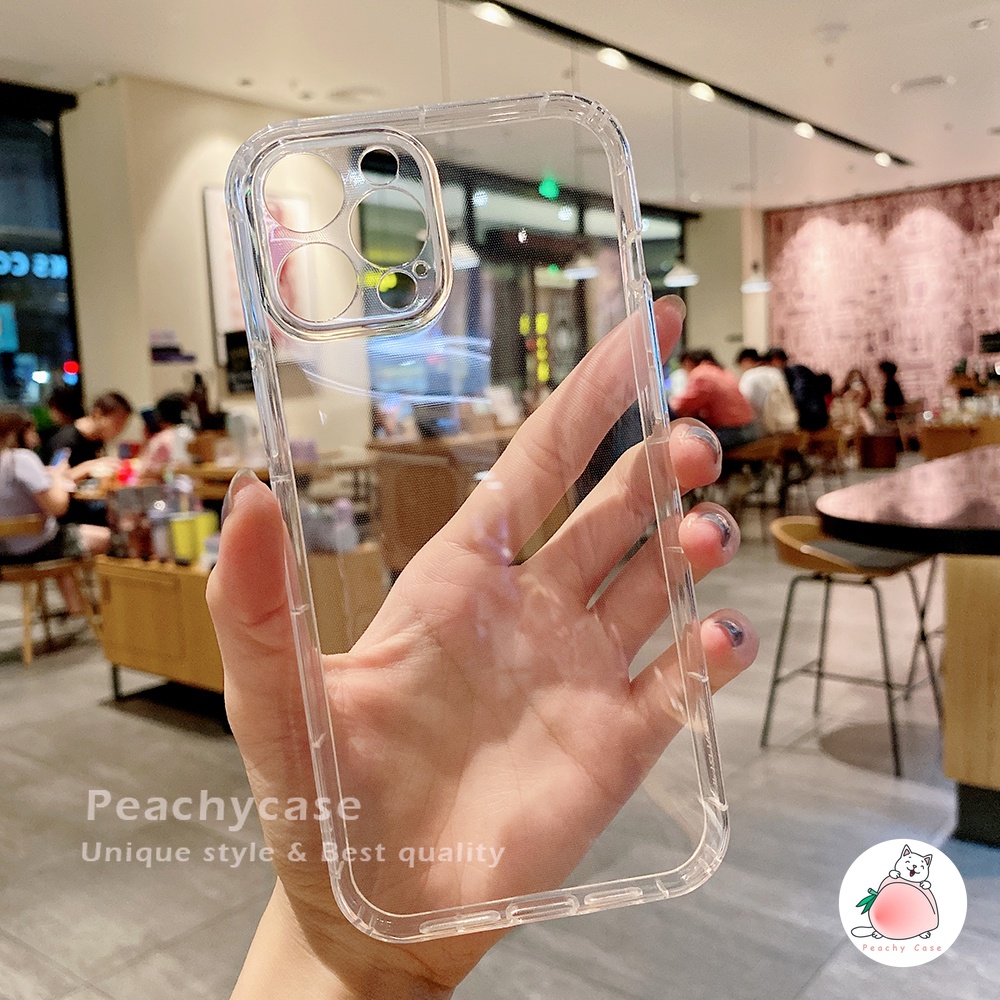 Ốp điện thoại TPU mềm trong suốt siêu mỏng cho iPhone 12 11 Pro Max X XS Max XR 8 7 Plus Se 2020