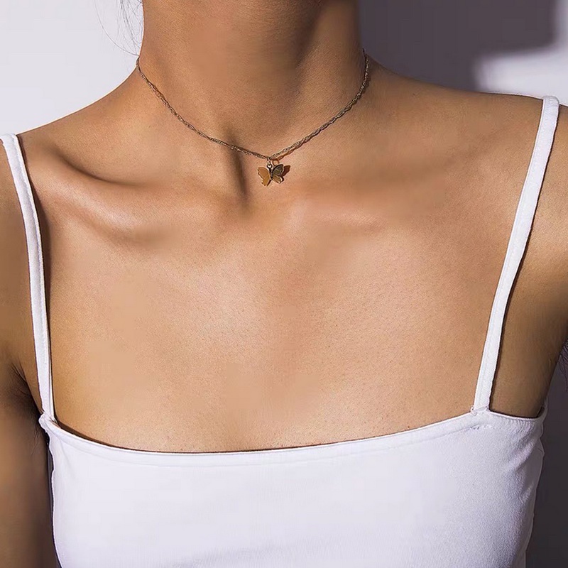 Vòng cổ Nhiều Lớp Màu Vàng Phong Cách Cổ Điển Thời Trang Cho Nữ