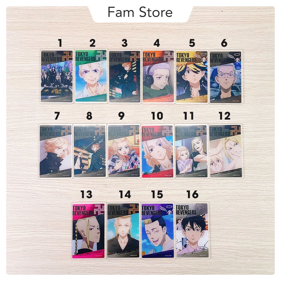 Thẻ Acrylic Tokyo Revengers x Seria
