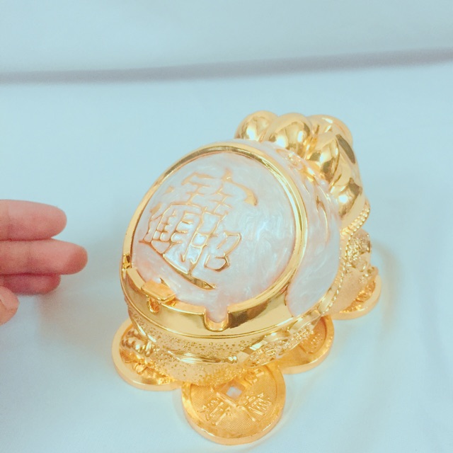 Gạt tàn cóc phong thuỷ tài lộc Huydecor