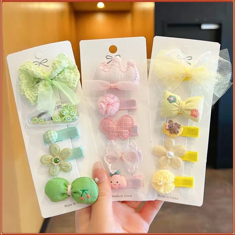 Kẹp Tóc Nhỏ Nhắn Dễ Thương Phong Cách Hàn Quốc Cho Bé Gái
