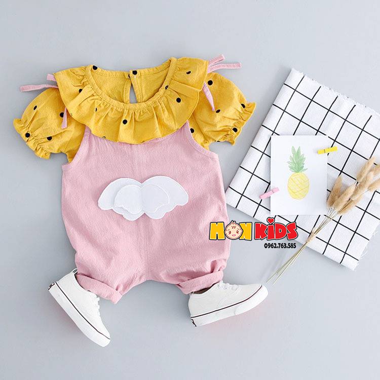 Set yếm bé gái