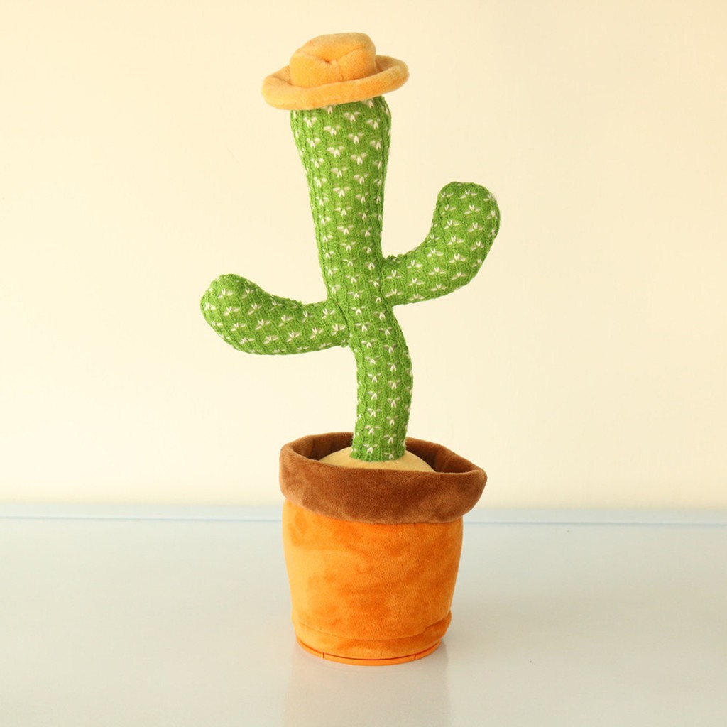 Dancing Cactus Plush Toys, Electronic Swing Cactus, Educational Toys Kids