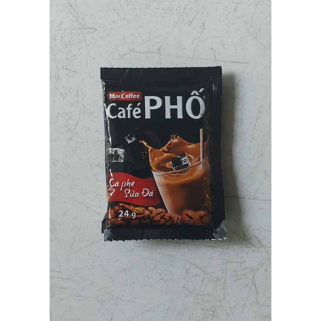 CÀ PHÊ PHỐ SỮA DÂY 10 GÓI x 24g