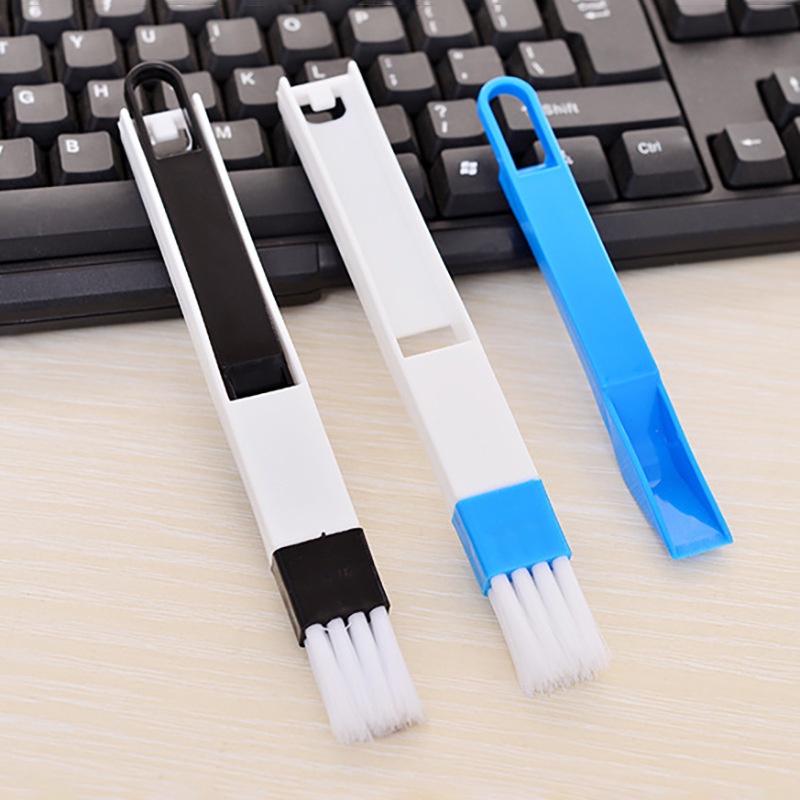 Chổi Quét Mini Kèm Hót Rác, Chổi Phủi Bụi Vệ Sinh Khe Cửa, Bàn Phím Đa Năng