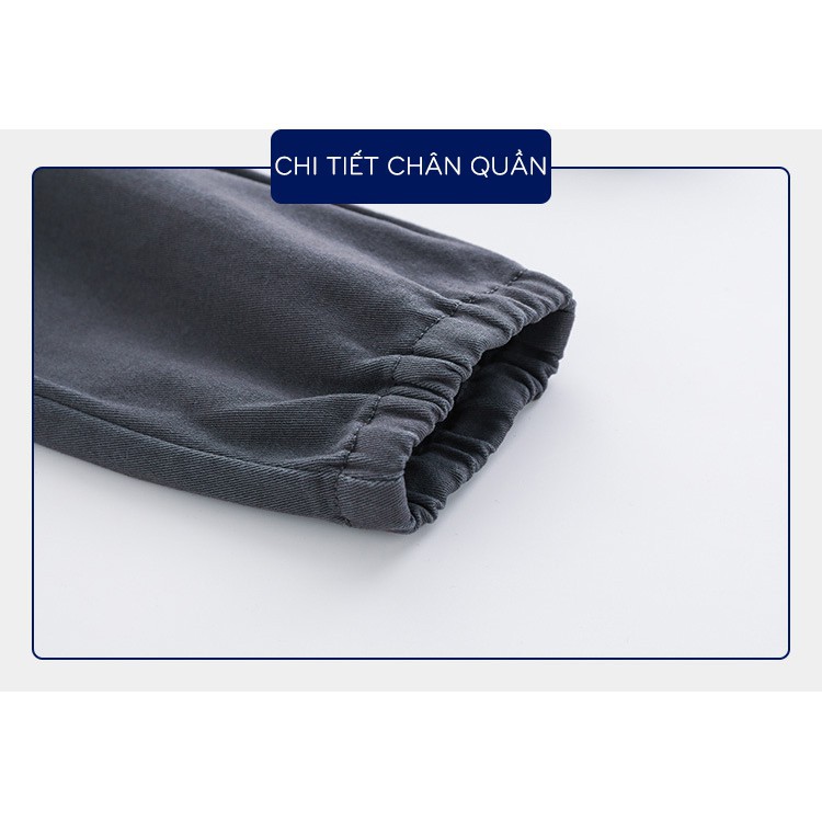 Quần Kaki cho bé trai DINOKING quần dài cho bé họa tiết túi hộp hàng xuất Âu Mỹ QJ02